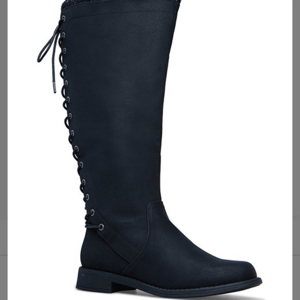 NWT Shoe Dazzle Black Elletra Boots Women’s size 7